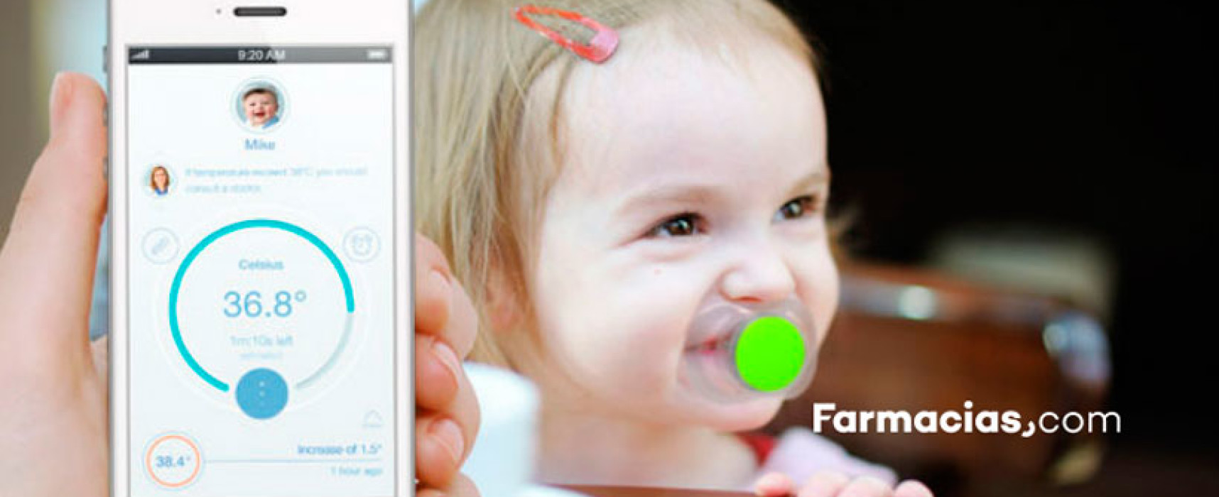 Pacif-i, el chupete inteligente con Bluetooth